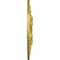 Ekena Millwork Jamie Ceiling Medallion (Fits Canopies up to 3 7/8"), 23 5/8"OD x 3 7/8"ID x 2 1/8"P, Rich Gold CM23JARGS - alternate 3
